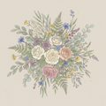 Florist's Choice Bouquet Illustration